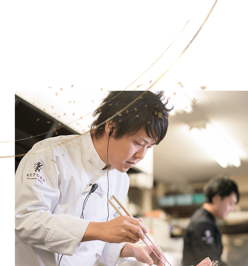 仔虎の調理スタッフ