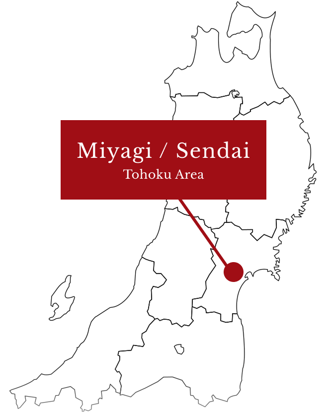 MAP : Miyagi / Sendai : Tohoku Area